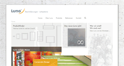Desktop Screenshot of luno.de